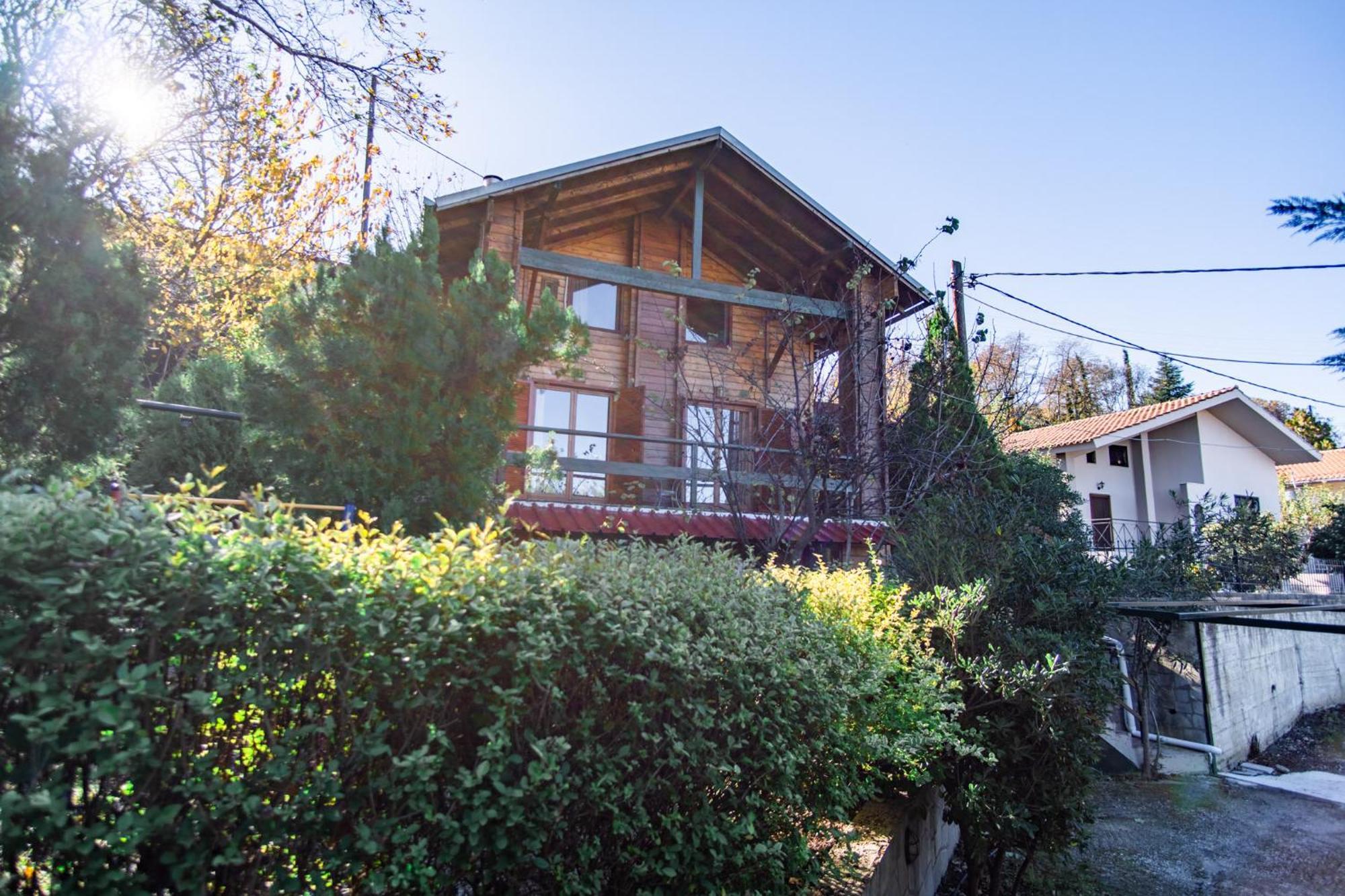 Zeus-Village Οικισμός Φινλανδικών Chalet Με Πισίνες & Γυμναστήριο Molos  エクステリア 写真