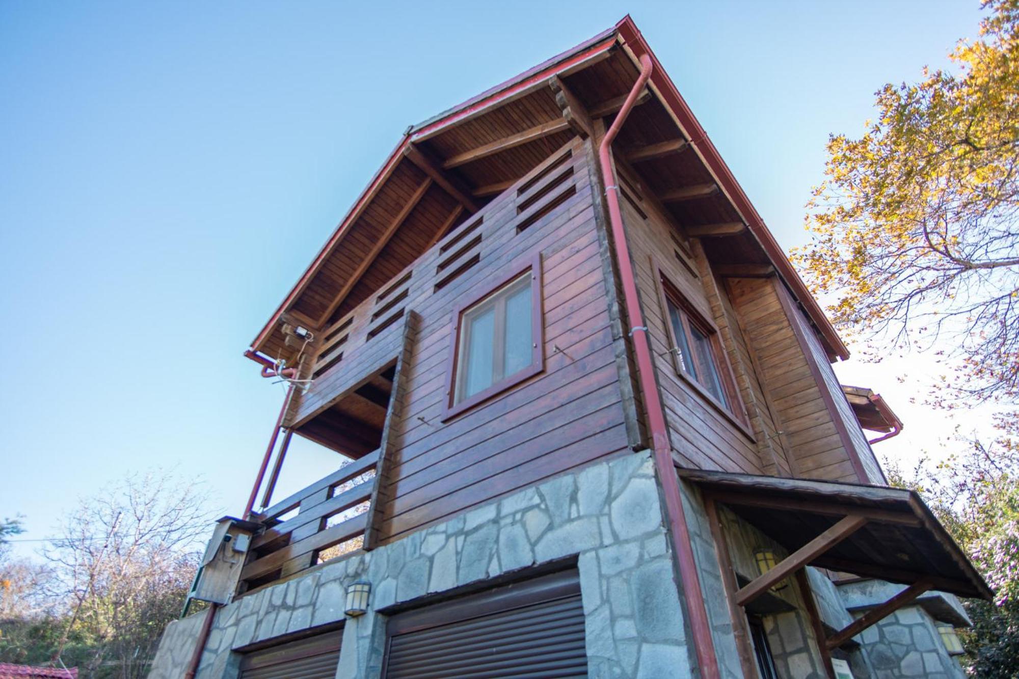 Zeus-Village Οικισμός Φινλανδικών Chalet Με Πισίνες & Γυμναστήριο Molos  エクステリア 写真