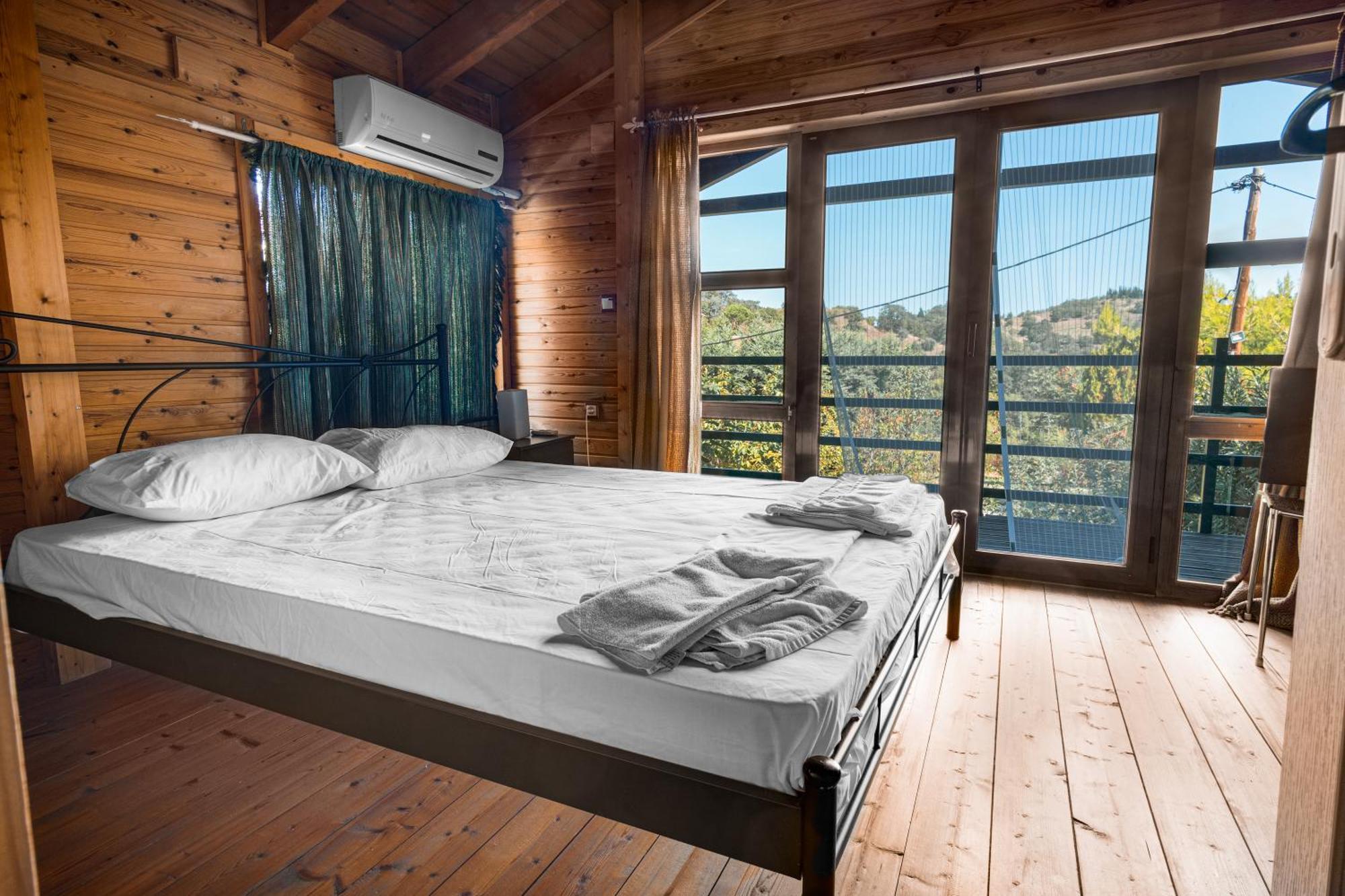 Zeus-Village Οικισμός Φινλανδικών Chalet Με Πισίνες & Γυμναστήριο Molos  エクステリア 写真