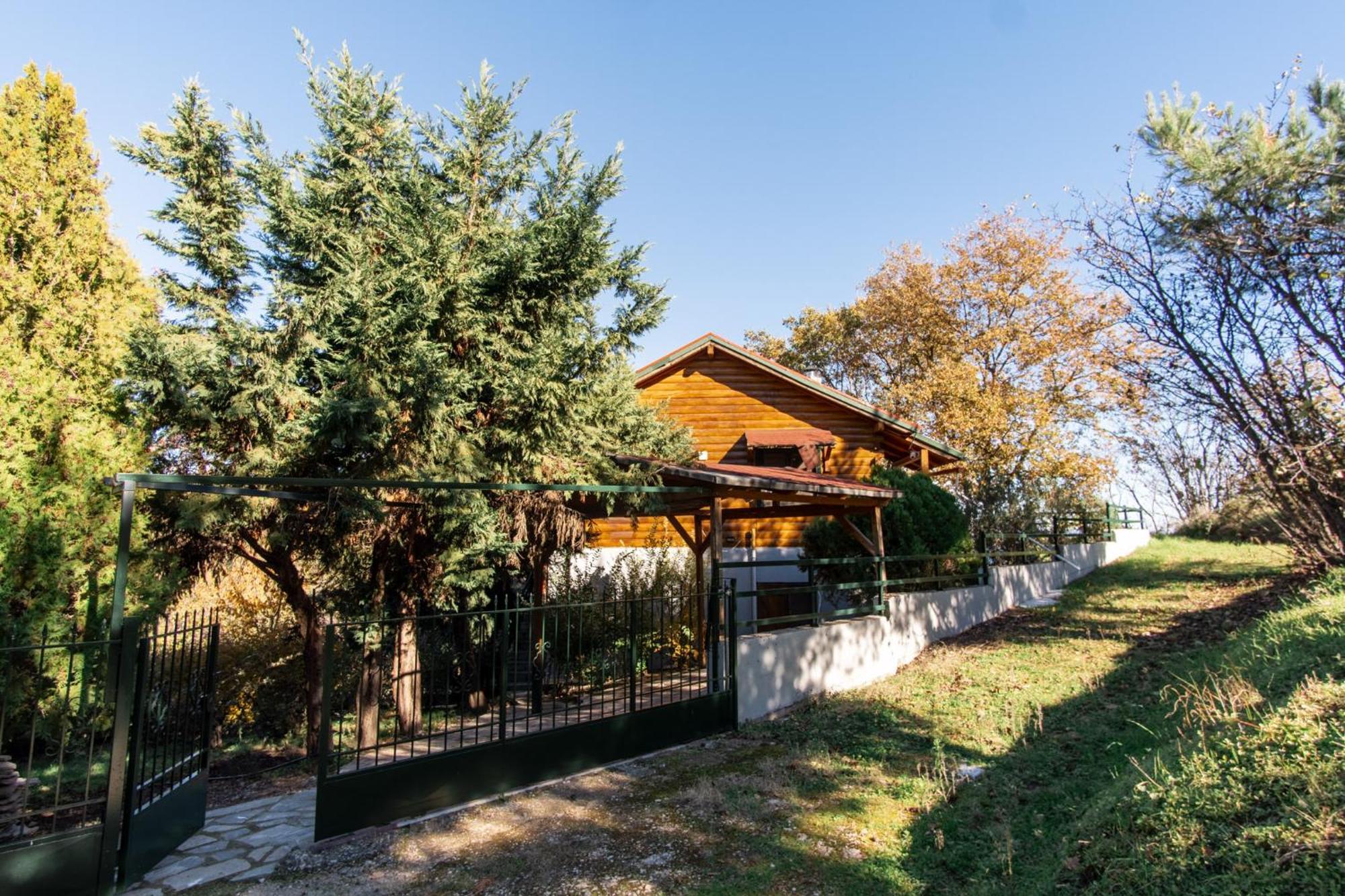 Zeus-Village Οικισμός Φινλανδικών Chalet Με Πισίνες & Γυμναστήριο Molos  エクステリア 写真