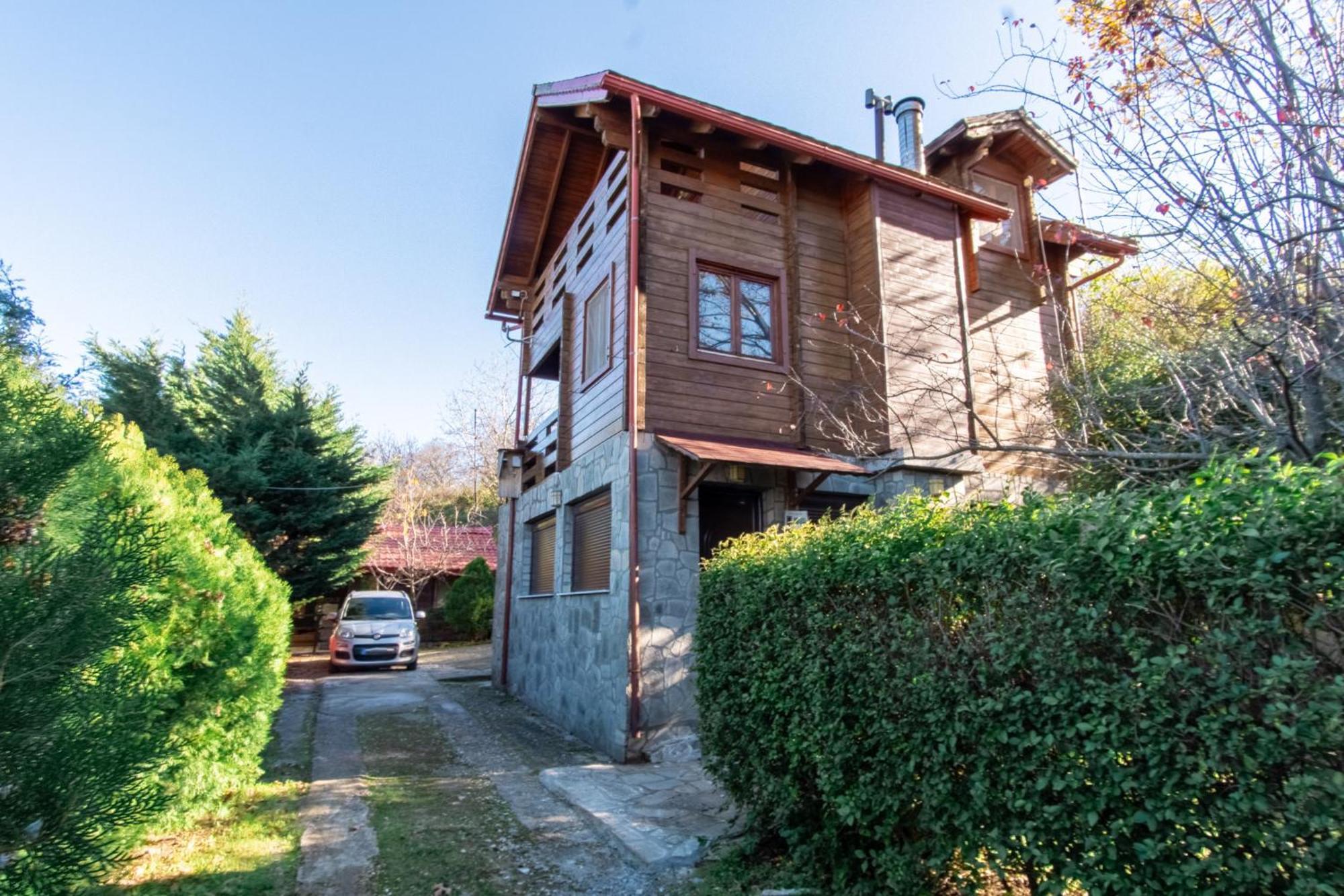 Zeus-Village Οικισμός Φινλανδικών Chalet Με Πισίνες & Γυμναστήριο Molos  エクステリア 写真