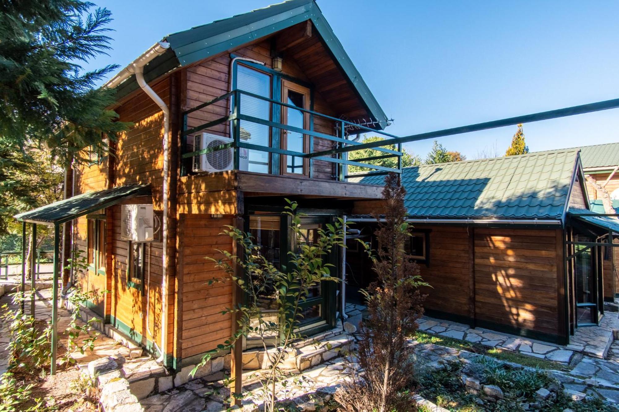 Zeus-Village Οικισμός Φινλανδικών Chalet Με Πισίνες & Γυμναστήριο Molos  エクステリア 写真