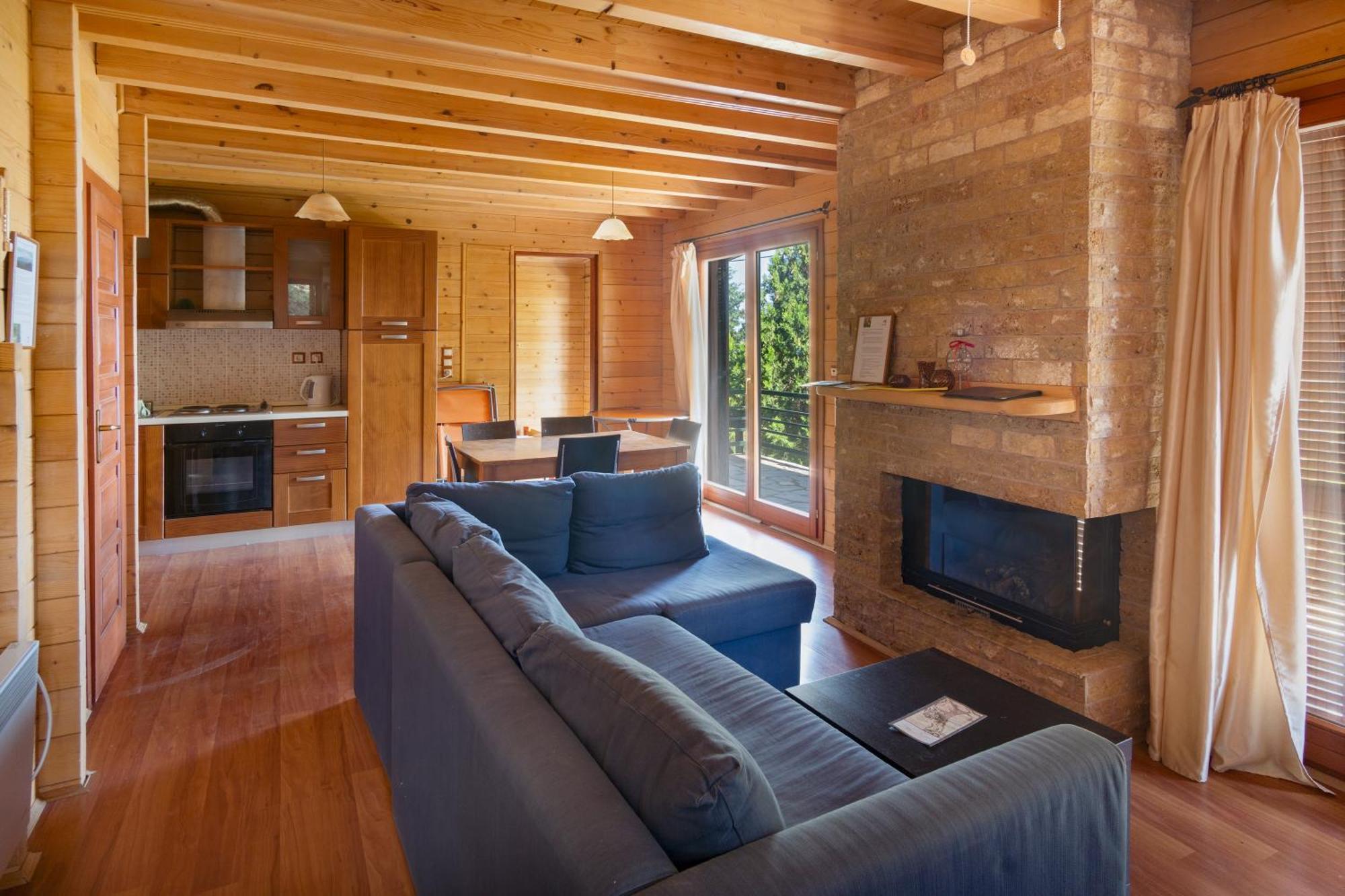 Zeus-Village Οικισμός Φινλανδικών Chalet Με Πισίνες & Γυμναστήριο Molos  エクステリア 写真