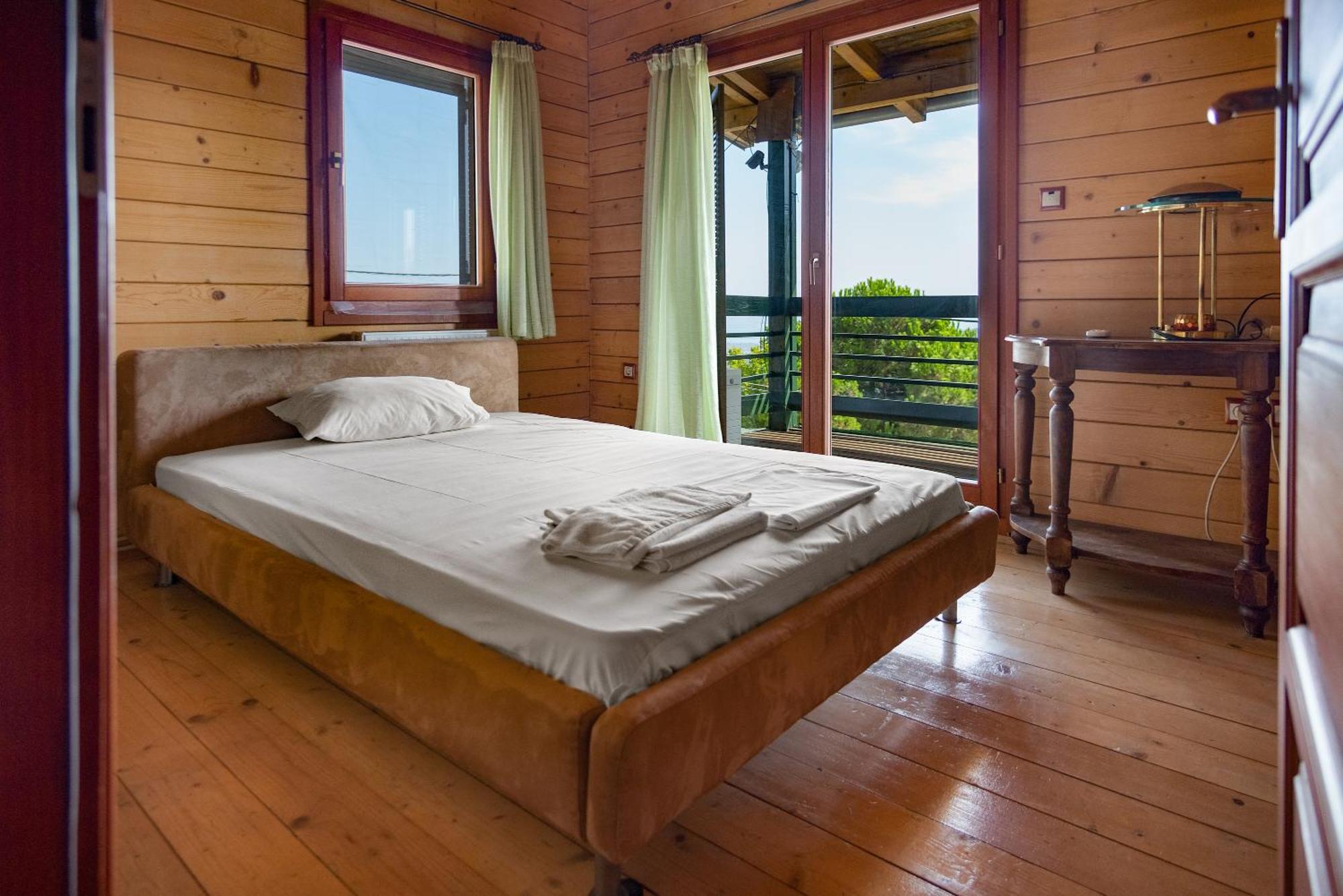 Zeus-Village Οικισμός Φινλανδικών Chalet Με Πισίνες & Γυμναστήριο Molos  エクステリア 写真