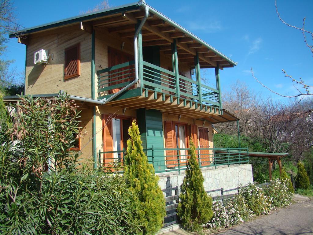 Zeus-Village Οικισμός Φινλανδικών Chalet Με Πισίνες & Γυμναστήριο Molos  エクステリア 写真